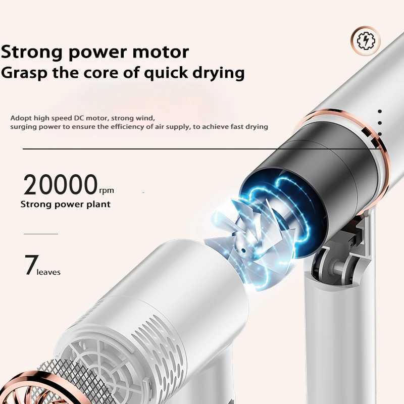 1800W High Speed Foldable Collapsible Portable Professional Salon Hair DryerT251118
