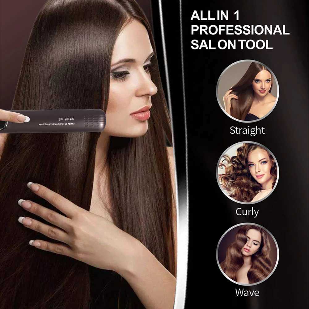 Hair Straightener Professional 450 2 In 1 Tourmaline Ceramic Keratin Hair Flat Iron Salon Hair Styling Tools Curling Irons W250814