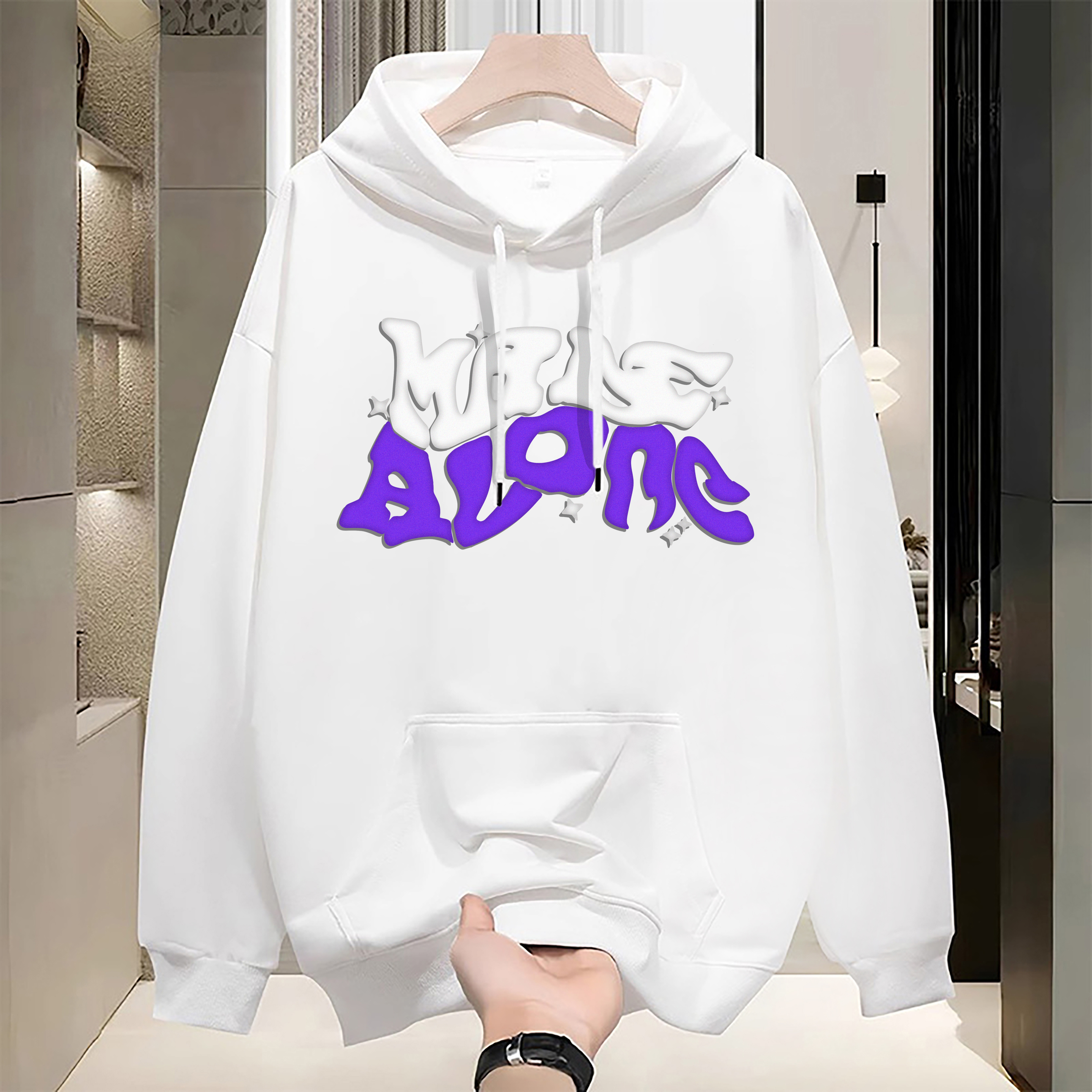 Mens Designer Hoodie Spring Autumn Plain Pullover Hoodie Teenager New Style Student Trendy Loose Outerwear