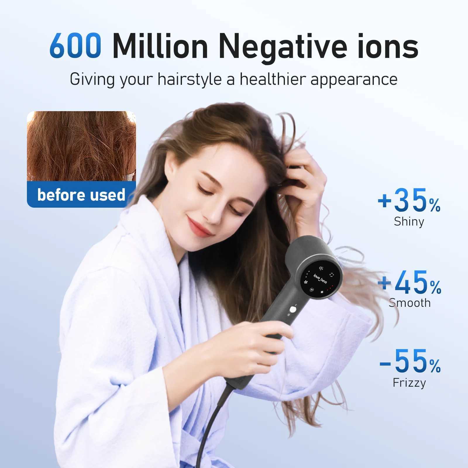 High Quality High Speed Hair Dryer with Brushless DC Motor and Ionic Tech with Touch ScreenT251118