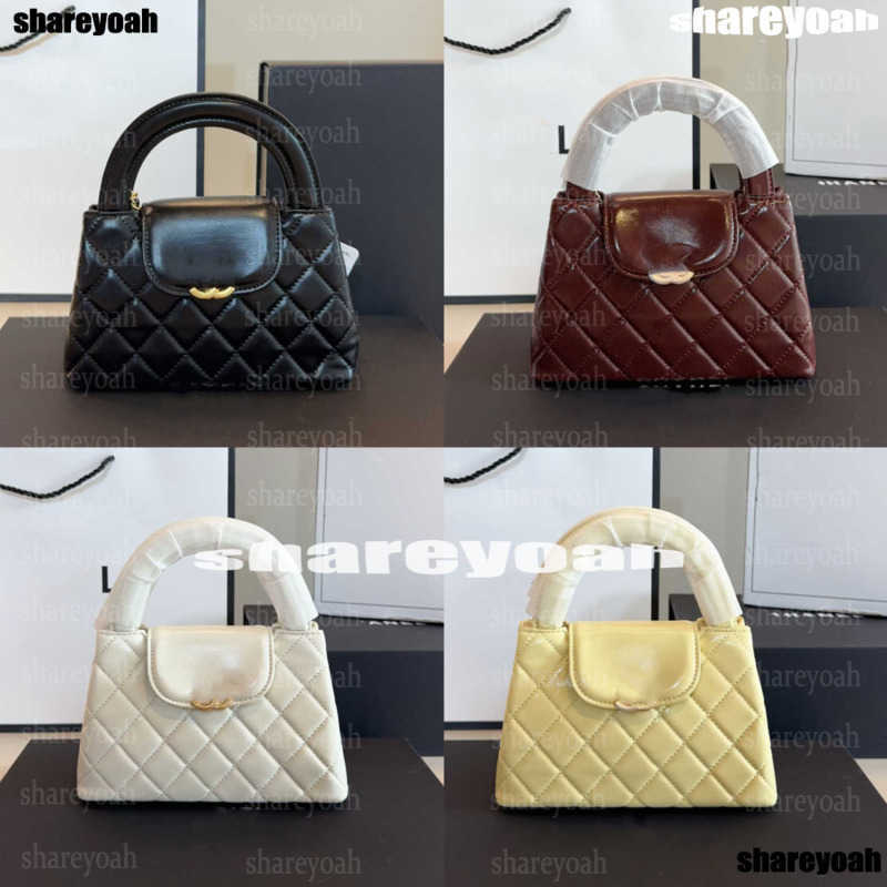 2025 new Designer Shoulder Mirror Quality Kel Handbag designers bag Mini tote Bags Genuine Leather Quilted Handbag Womens Chain Crossbody Bag CC Purse 001