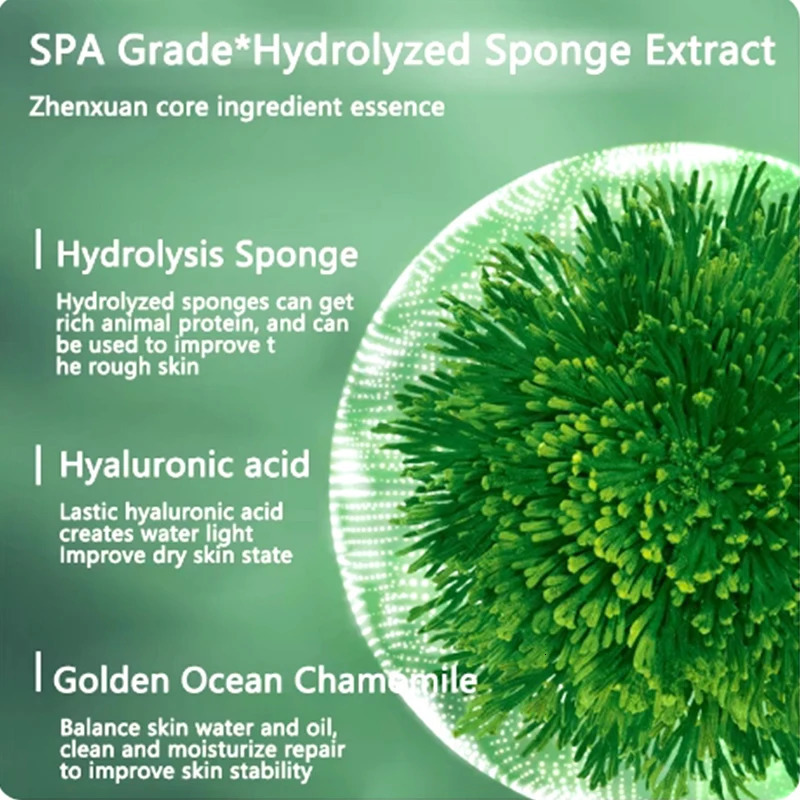 10 Vials Algae Peeling Powder DIY Facial Mask Sponge Spicules Natural Seaweed Skin Care Clean Pores 5 Pairs 251112