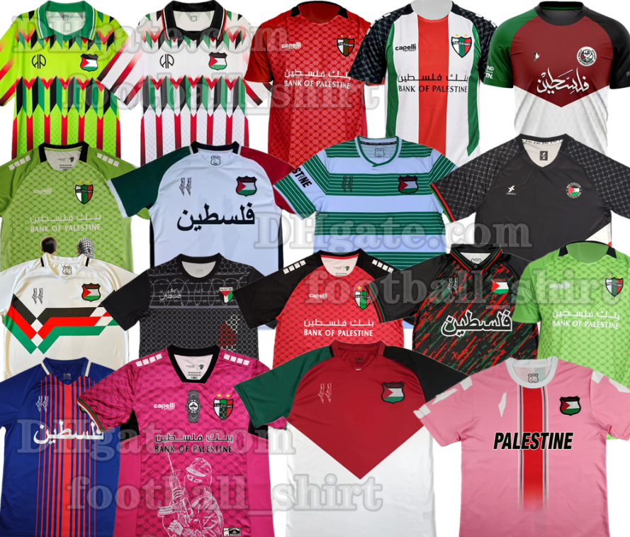 2025 2026 Palestine soccer jersey home away Men kids kit black white 24 25 26 custom name number football shirt S-4XL
