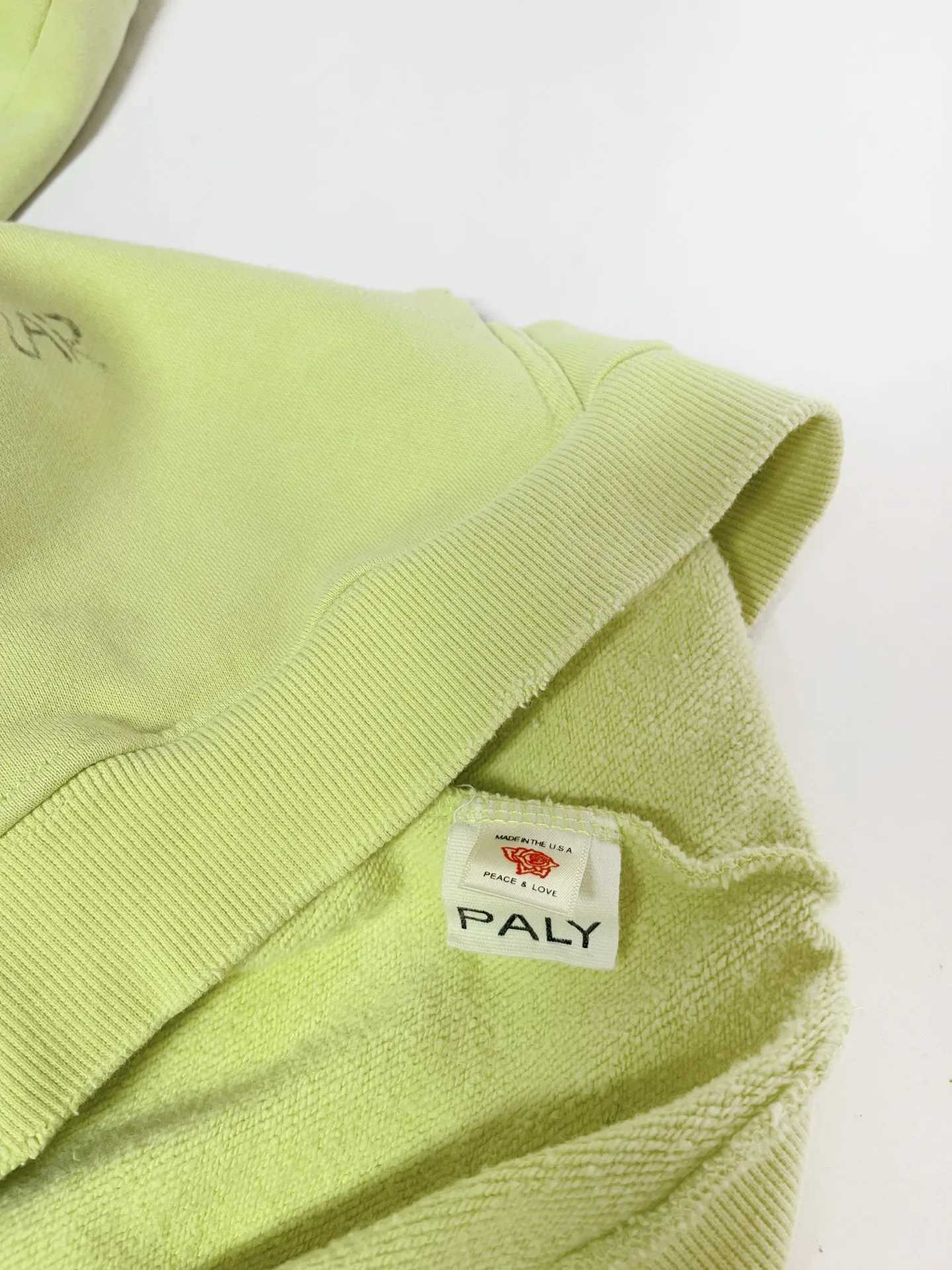 Washed PALY Hoodie Men Women High Quality Vintage Oversized Hooded Pullover X251118