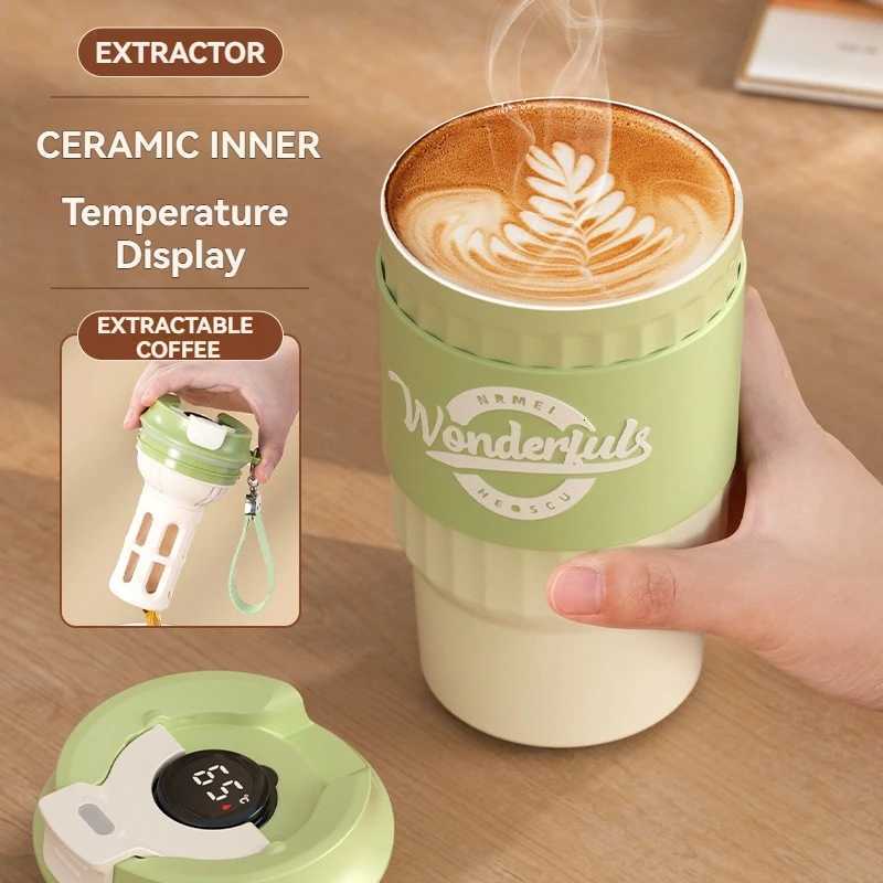 Coffee Cup Stainless Steel Extractor Home Office Thermal Water Bottle Milk Thermos Ice Block Insulation Y251118