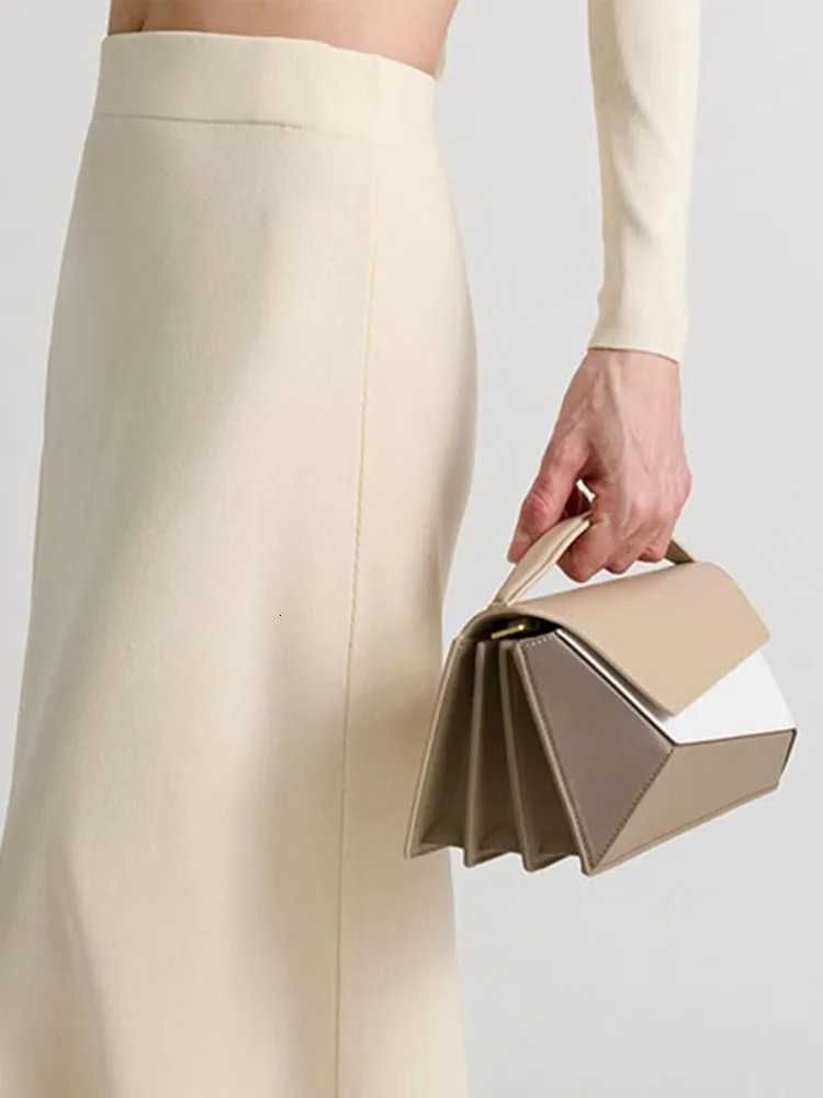 Fashion Woman Shoulder Bag Small Geometric Crossbody Handbags Bolsas Female PU Leather Brand Designer Luxury Tote Bucket PurseW251118