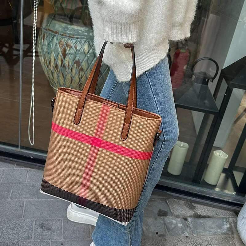 Cowhide Leather Tote Super Women Designer Purses And Handbags Female Canvas Crossbody Shoulder Lady Hand Bag 2024