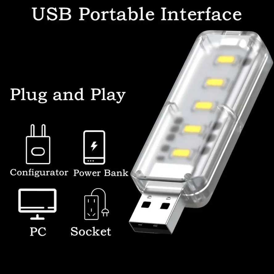10LEDs USB Touch Dimming Night Light 5V Portable 3000K/6500K Bulb for Bedroom Study PC Laptop Mobile Power Bank Plug in Lighting M251118