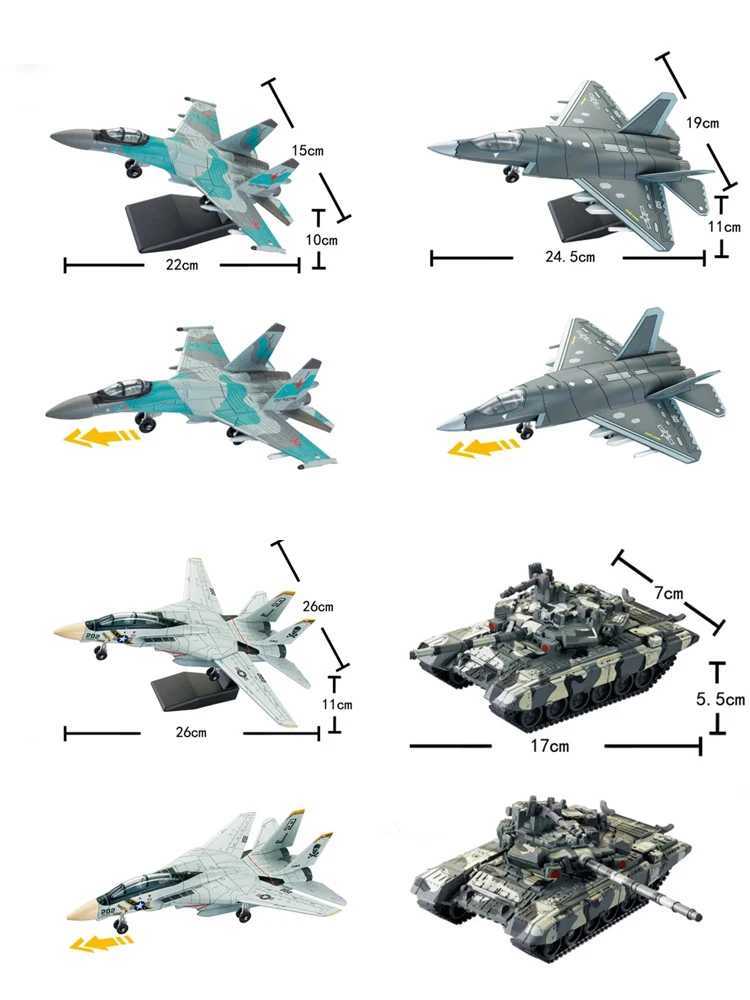 DIY Military Model Building Block Toy F14 Tomcat J-35 Stealth Su35s Multi-Purpose Fighter T90 Main Battle Tank Boy Birthday Gift C251118