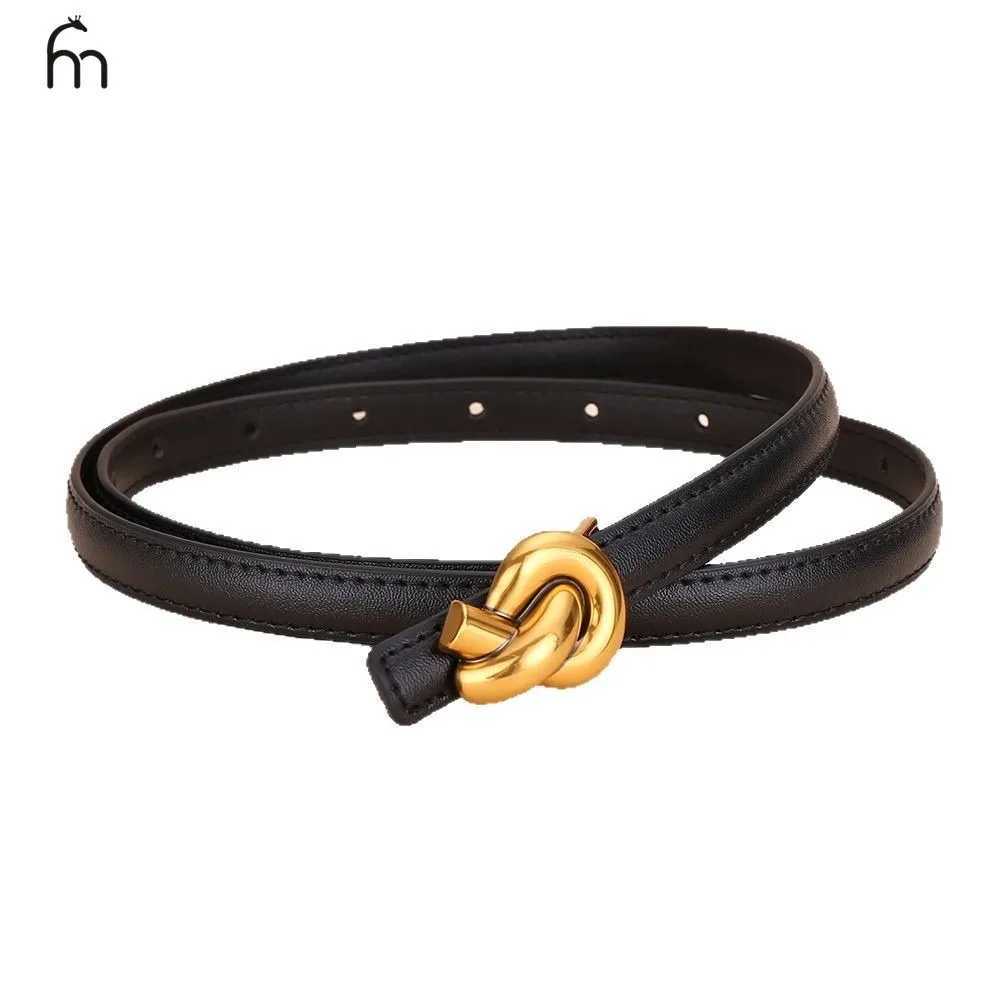 Real leather knot belt for women fashionable belt with buckle dr and jeans belt W251118 - view 7