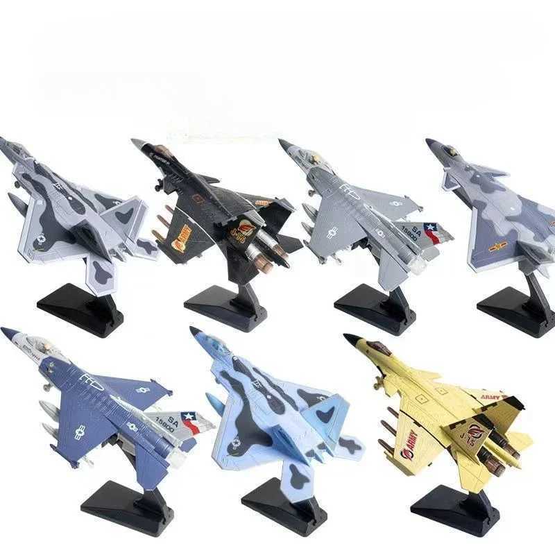 J10 J15 J30 J31 Su35 Su57 F16 F18 F35 B-2A SR-71 RQ-4 Simulation Fighter Jet Alloy Military Model Desktop Model Wall Ornament C251118