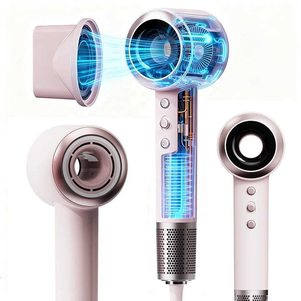 Professional 1600W Ionic Mini Hair Dryer Cold and Hot Portable Electric Styling for Travel Salon Household Concentrator NozzleT251118