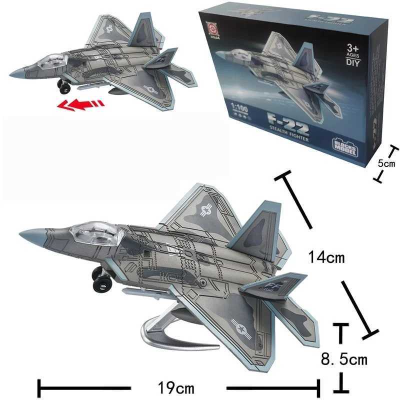 1100 The F-22 Stealth Fighter Model Creative Military Series Building Blocks Home Decor Assembled Toys For Boys Christmas Gifts C251118