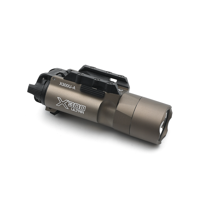 2024 New Metal Tactical X300U Weapon Gun Light Lanterna Rifle Strobe Flashlight Hunting Accessories Fit 20mm Rail