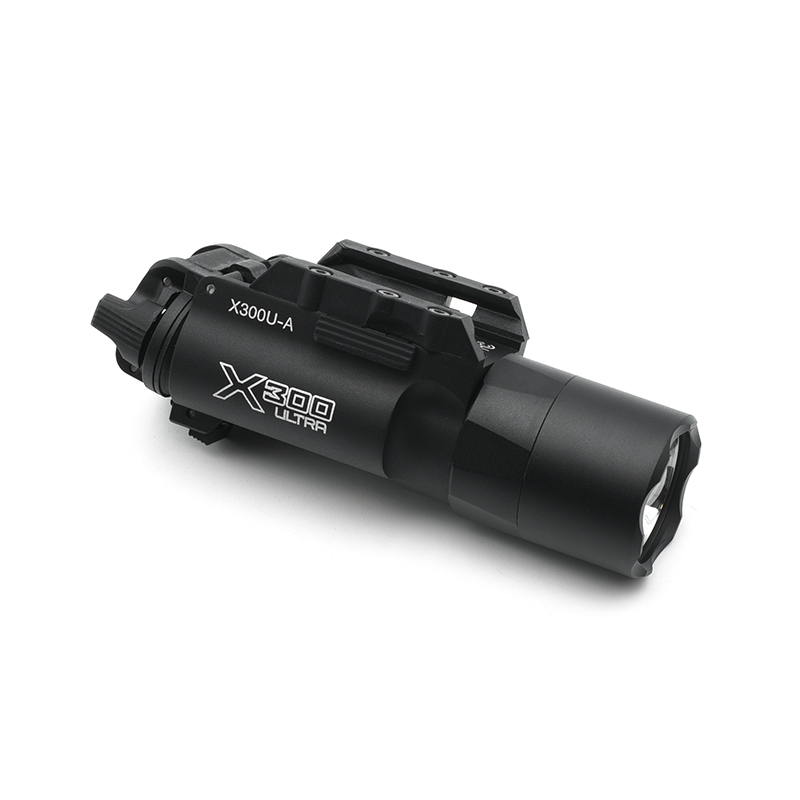 2024 New Metal Tactical X300U Weapon Gun Light Lanterna Rifle Strobe Flashlight Hunting Accessories Fit 20mm Rail