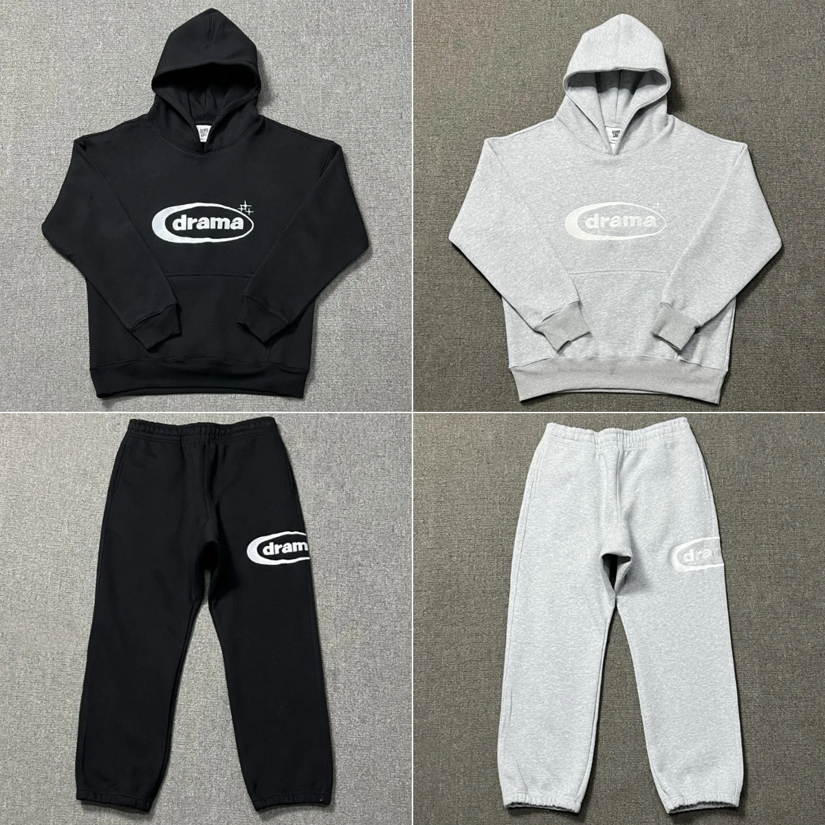 Designer Men's Hoodies High Street Trendy Drama Call Hooded Sweatshirt Casual Embroidery Logo Quality Big Pocket Loose Fleece S-XL