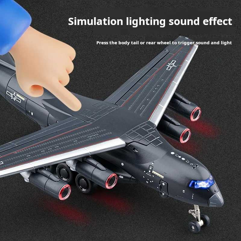 1/180 Tansport 20 Alloy Large Aircraft Diecast model Sound Light Multifunction Exquisite Decoration Kid Toys Collect accurate re C251118