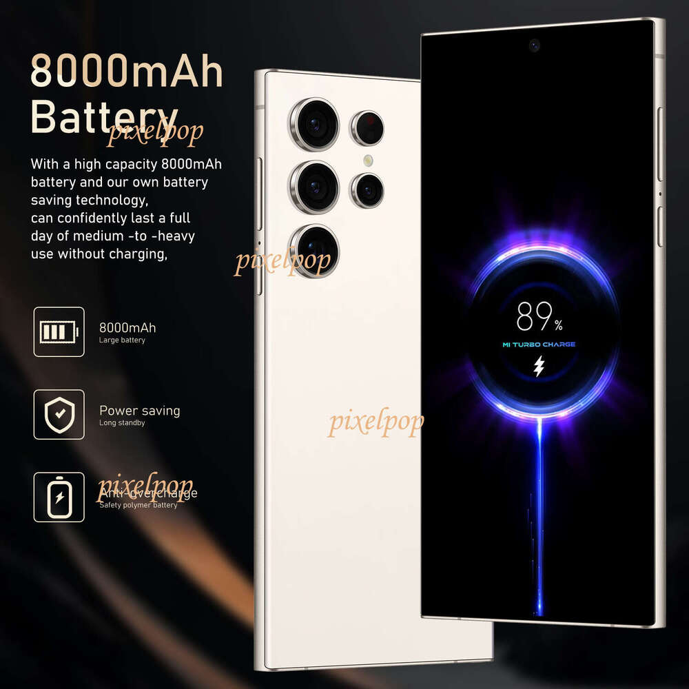 5G smartphone S24 Ultra+ 16GB+1TB Cell Phones Unlock Touch Screen Phone Androids Camera Telephone HD Display Face Recognition