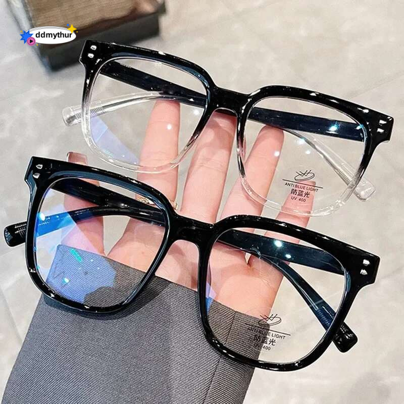 Anti Blue Light Men Computer Women Eyeglass Fashion Optical Plain Frame Spectacles Transparent Blocking Glasses ddmythur