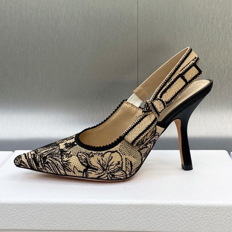 catwalk new crystal high heels rhinestone bow pointed fashion dew heel women's shoes luxury designer spring and summer webbing women's formal shoes With box
