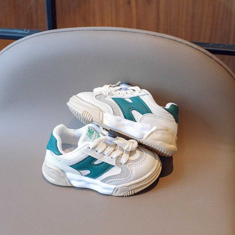 Baby Shoes 2024 New Summer Spring/Summer Model Boys and Girls Sports Shoes Fashion Childrens Middle School Childrens Sports ShoesT250418