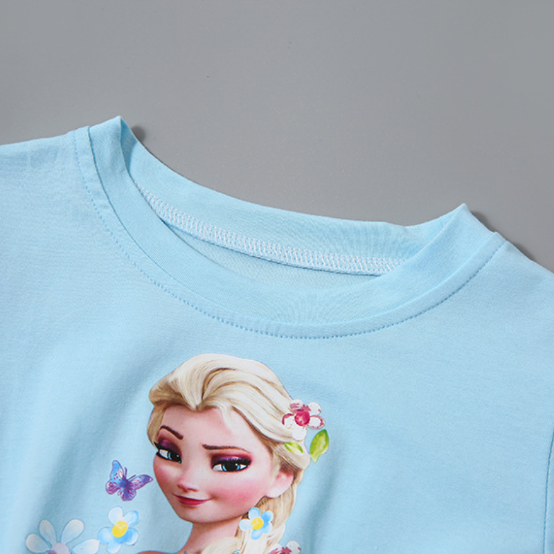 DISNEY Baby designer clothes Summer dress baby Elsa princess dress little girl's skirt.