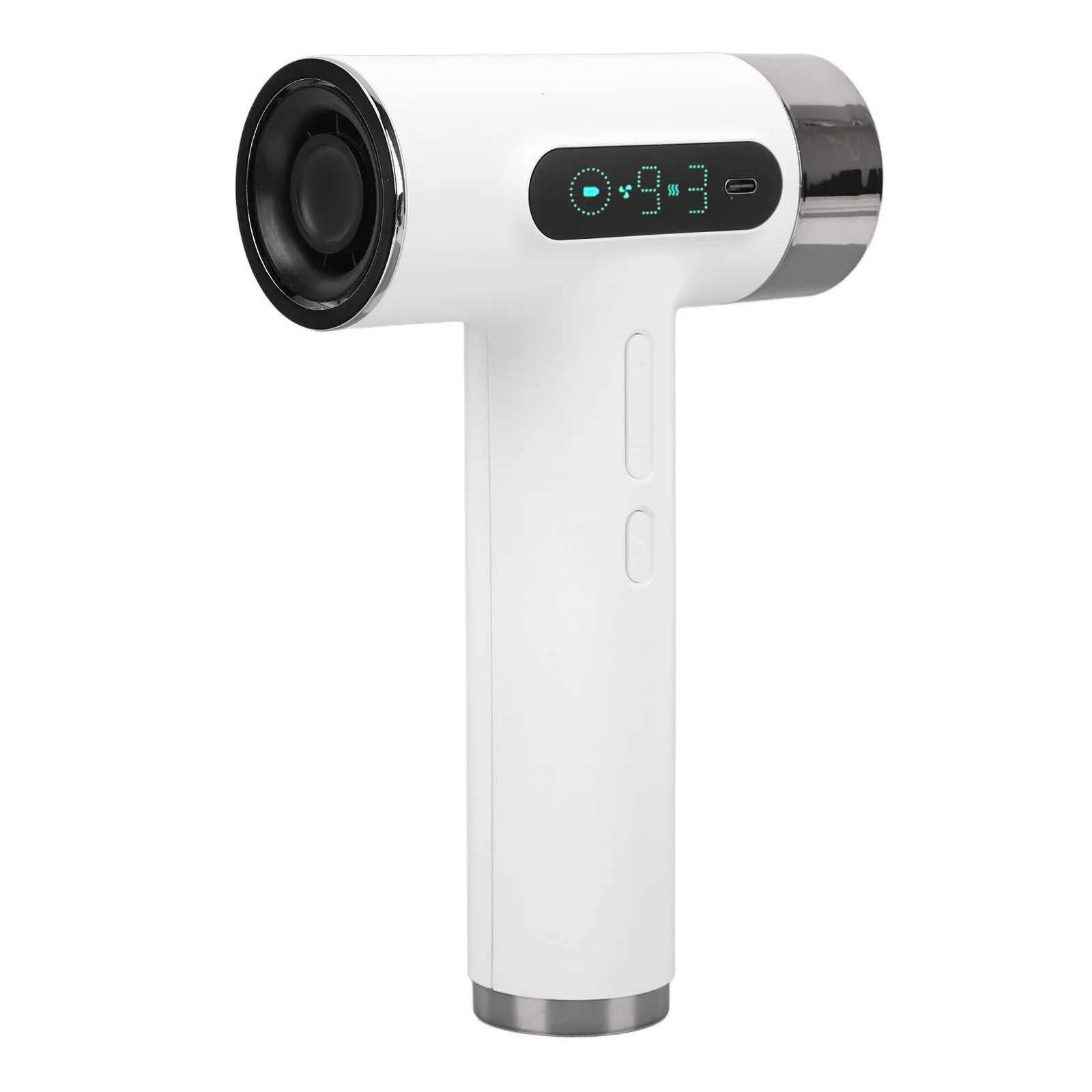 Cordless Portable Hair Blow Dryer 9 Wind Speeds Cordless Blow Dryer Enhanced Safety 100000RPM USB Rechargeable 300W for TravelT251118