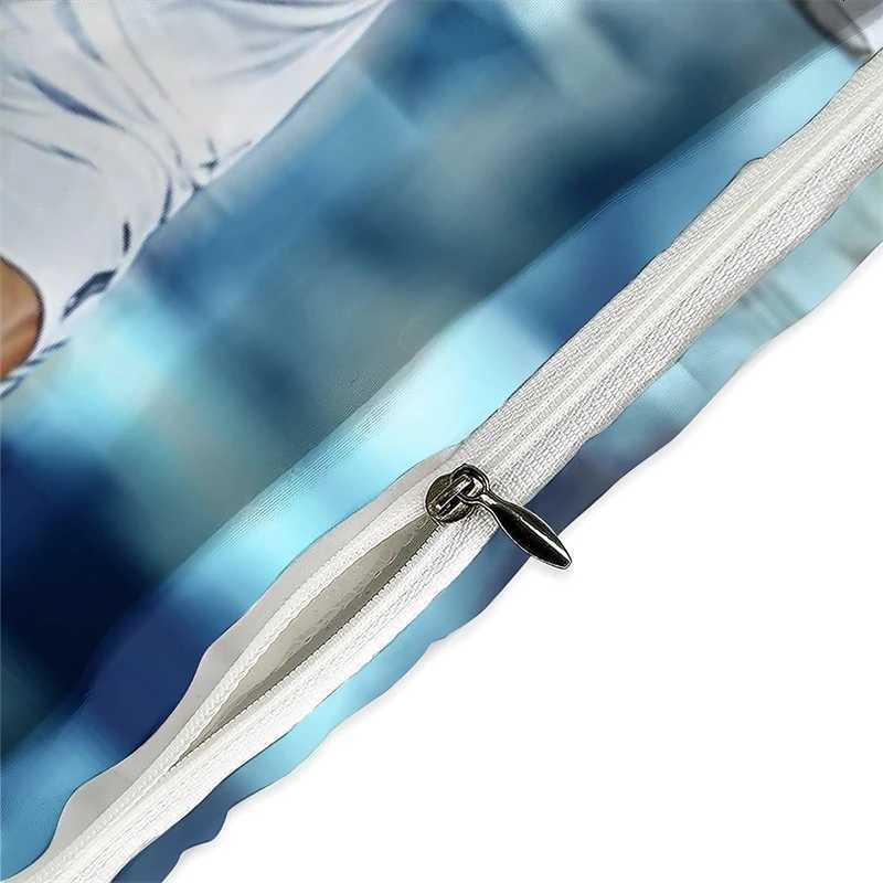 Duvet Cover Ronaldo 3D Kids Boys Girls Duvet Cover Soft Bedspread 2/3 Piece Set With Zipper Closure Soft Microfiber King SizeM251118