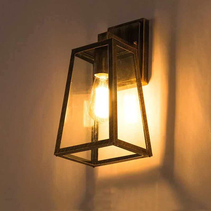 Retro Loft Outdoor Lamp Indursty Lights Garden Light Restaurant Stair Aisle Bedroo Porch Warehouse Pub Cafe Lamp Bra Wall Sconce M251118