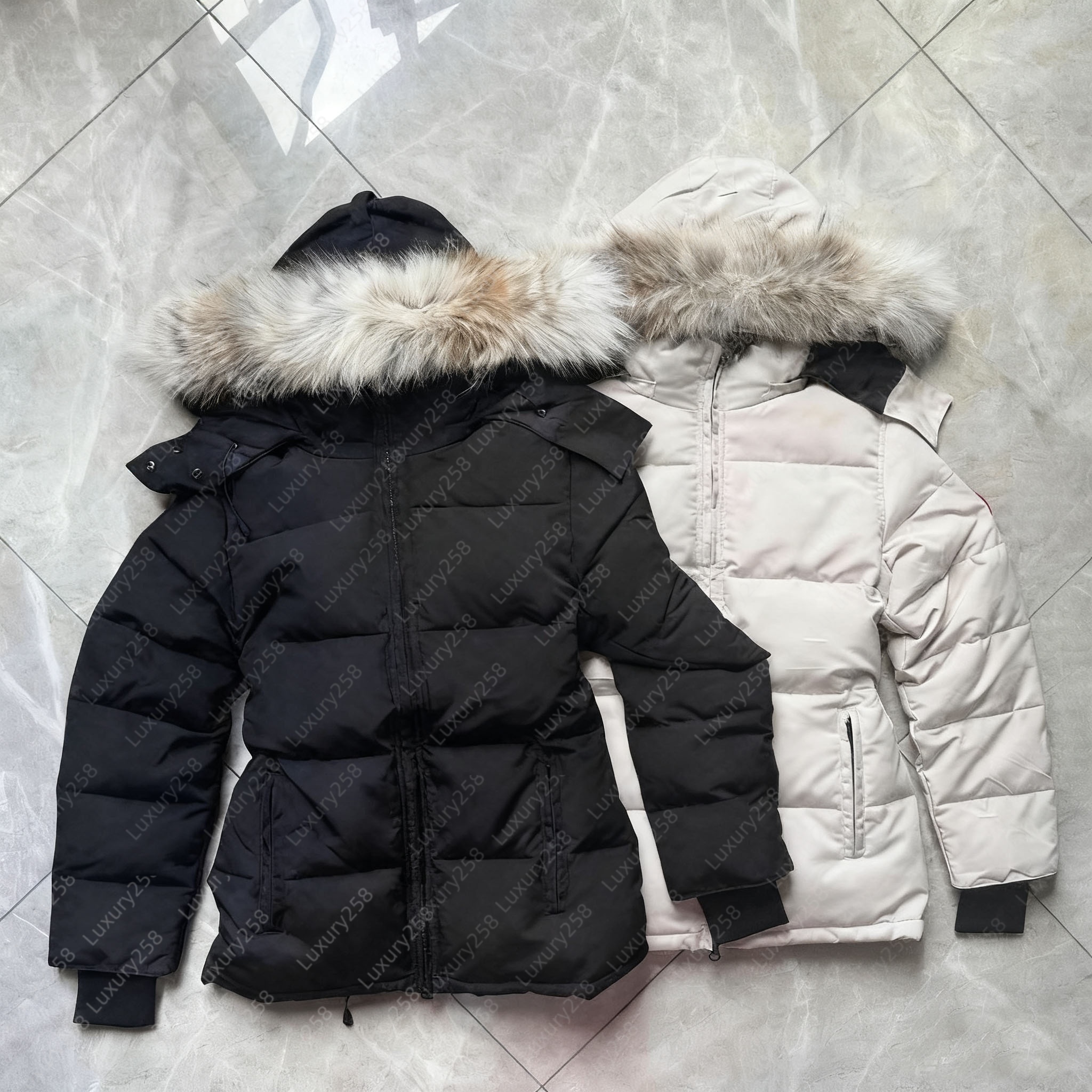 Designer Women Long Down Jacket Down canada Puffer Jacket goosejackets Winter Jacket Womens Thick Warm Skin Coat Windproof Street Coats XS-2XL