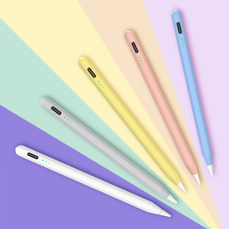 Chargeable Active Stylus Pen 3 Light Short/Long Touch Pen for Children 2nd Generation Palm Rejection for ipad Air7 IPAD 11 Pencil