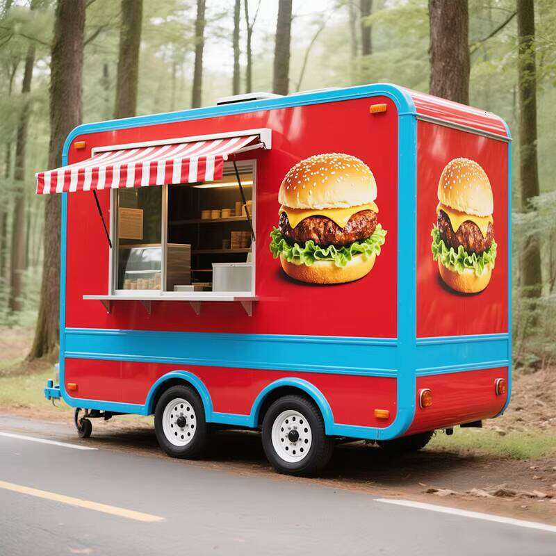 Concession Street Burger Fast Food Car Crepe Hot Dog Coffee Trailer Remolque De Comida Food Truck Mobile Food Trailer