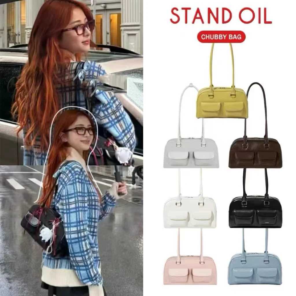 (Standoil) Original Xu Yunzhen and Standoil Bowling Bag Boston Bowling Bag Bottom Bag Womens Y250417