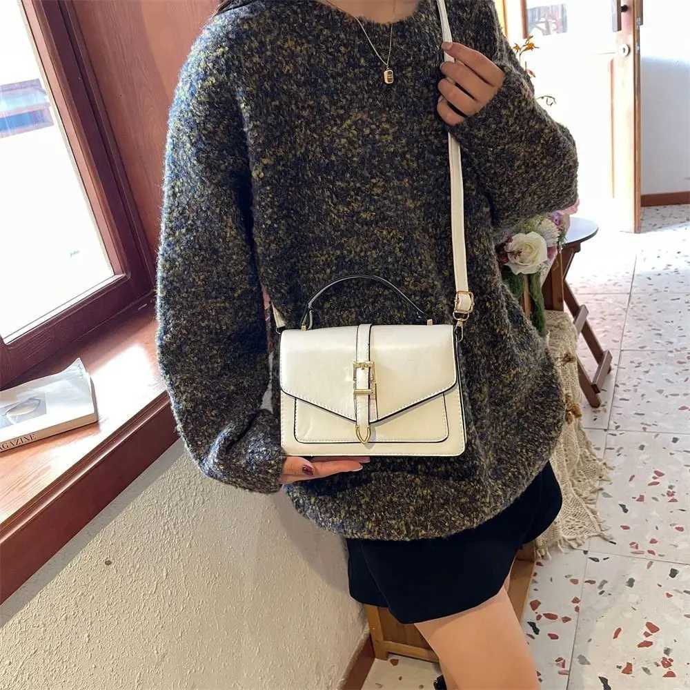 PU Leather Messenger Shoulder Bag Fashion Handbag Leisure Portable Sling Bag Ladies Solid Color Simple Crossbody BagW251118