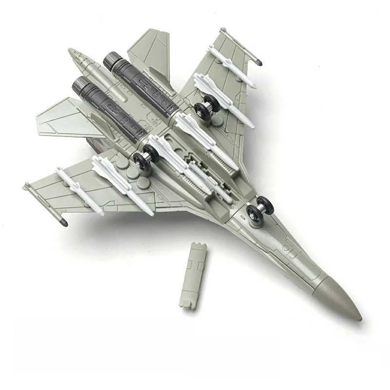 1100 Russian SU-35 Multi-Role Fighter Model Creative Military Series Building Blocks Decor Assembled Toys For Boys Xmas Gifts C251118
