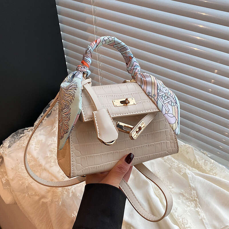 Kelly new fashionable stone patterned women's versatile crossbody bag, high-end handbag for women