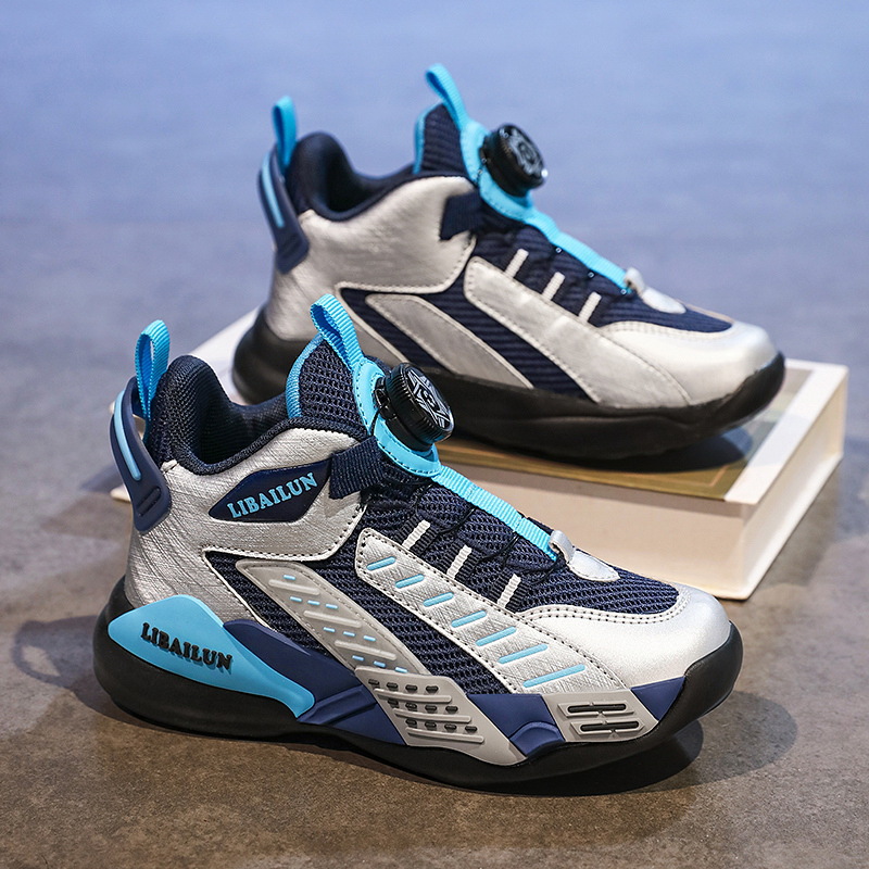 Children's Basketball Shoes Lightweight Comfortable Boys Girls Running Shoes Umshop Anti Slip Soft Outdoor Sports Sneakers for Kids Size 31 - 40 