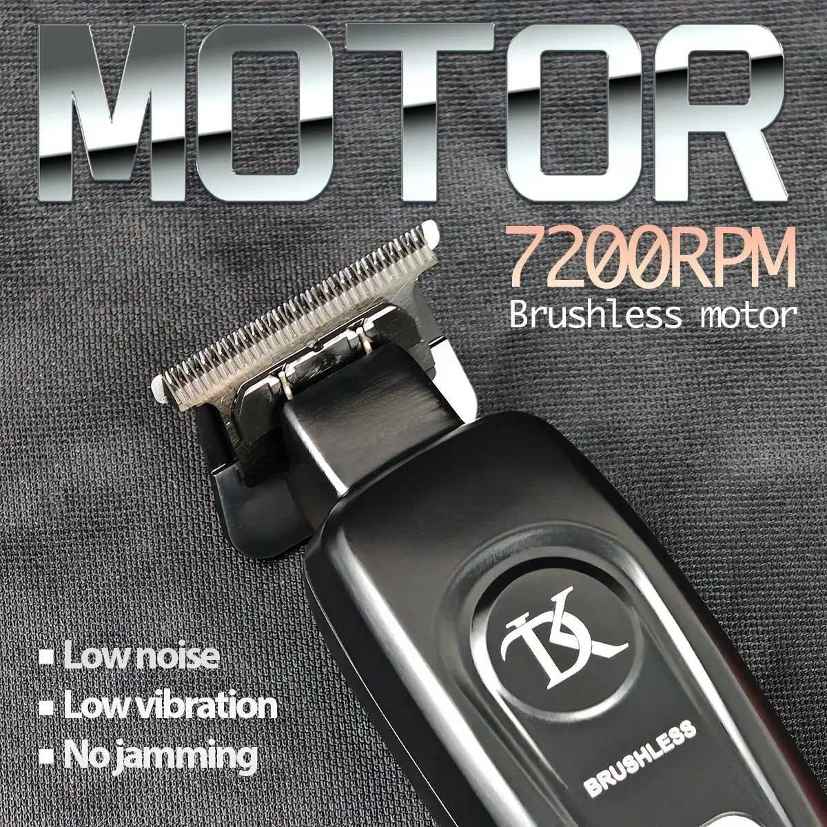 Professional BRDCLIP 106 DK078 808 5-level adjustment hair clipper electric cordless trimming shaver DLC with Charging BaseW250418