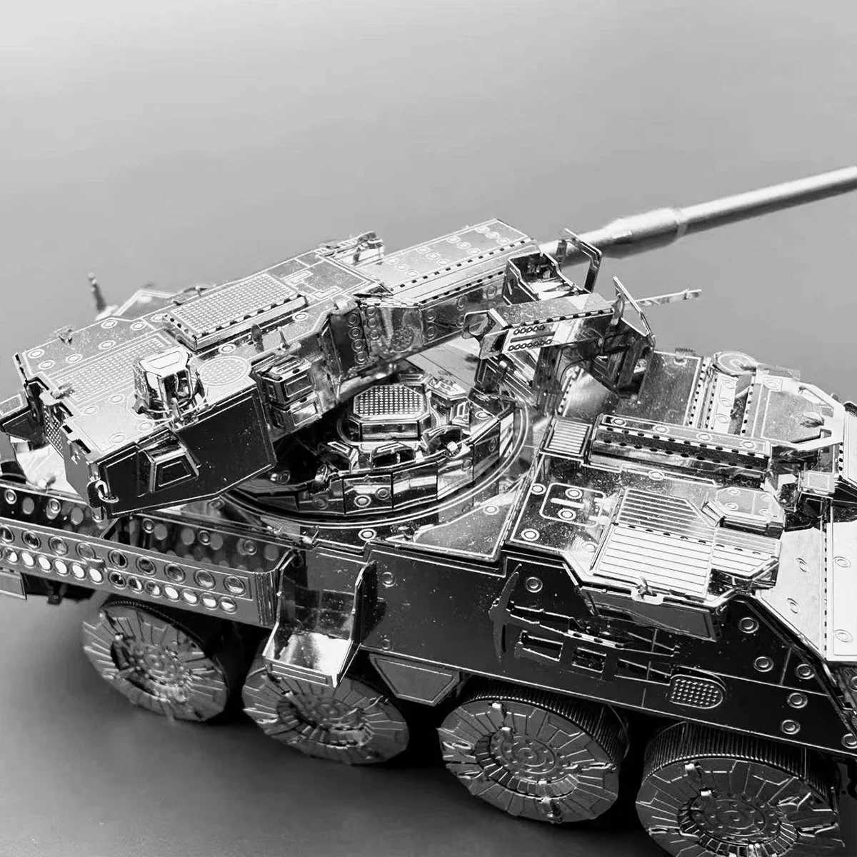 Stryker armored vehicle Tank Assembly Model DIY 3D Laser Cut Model Puzzle Toys for Adult Children Gifts C251118
