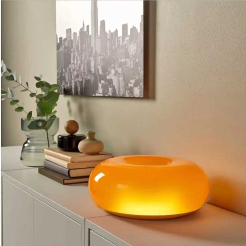 Nordic LED Glass Wall Lights Donut Ambiance Lamp For Bedroom Bedside Hallway Touches Switch Home Indoor Decor Lighting Fixture M251118