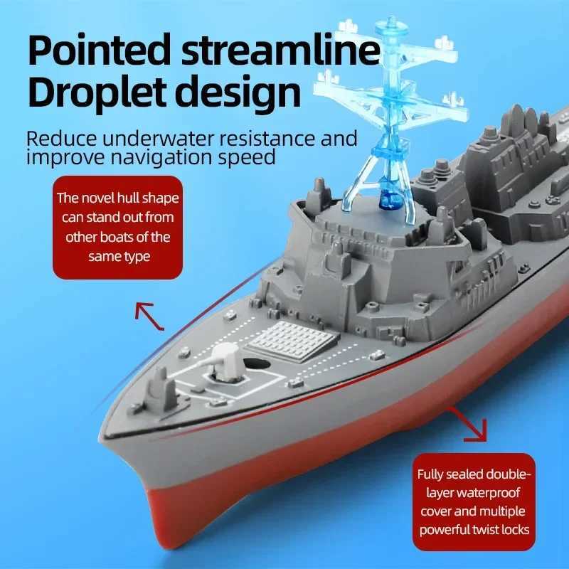 Mini Rc Boat 24G Simulation Military Aircraft Carrier Collection Model Remote Control Ship Warship Battleship Toy for Boys Gift C251118