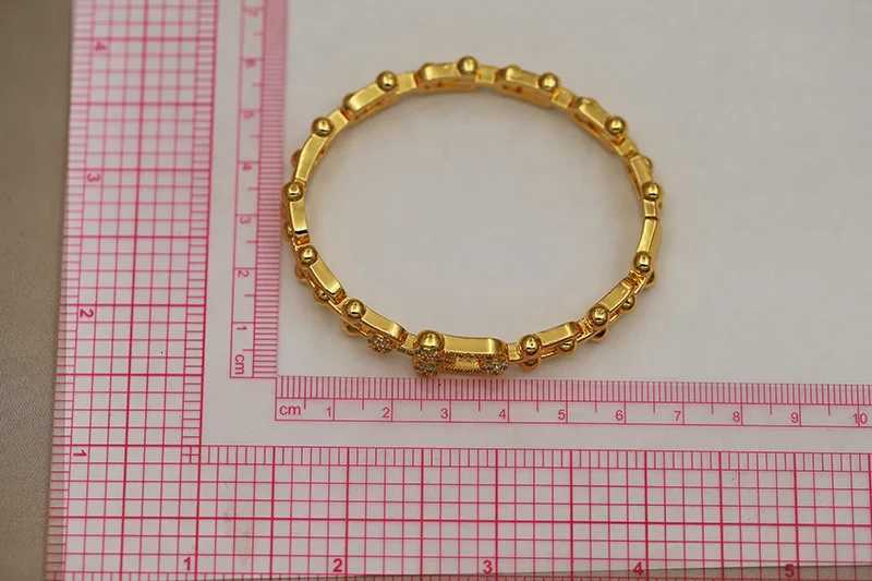 Stainless Stl Metal Crystal Geometric Banglesbracelets for Women Fashion Brand Jewelry Zirconia Bangles Accessories C251118