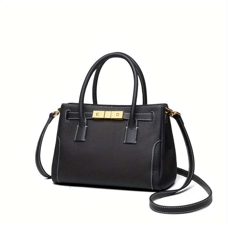 ZOOLER Women's Genuine Leather - Vintage Quilted Design With Adjustable Strap, Zipper Closure Golden-Tone Hardware, Elegant / Commuter Handbag Fo