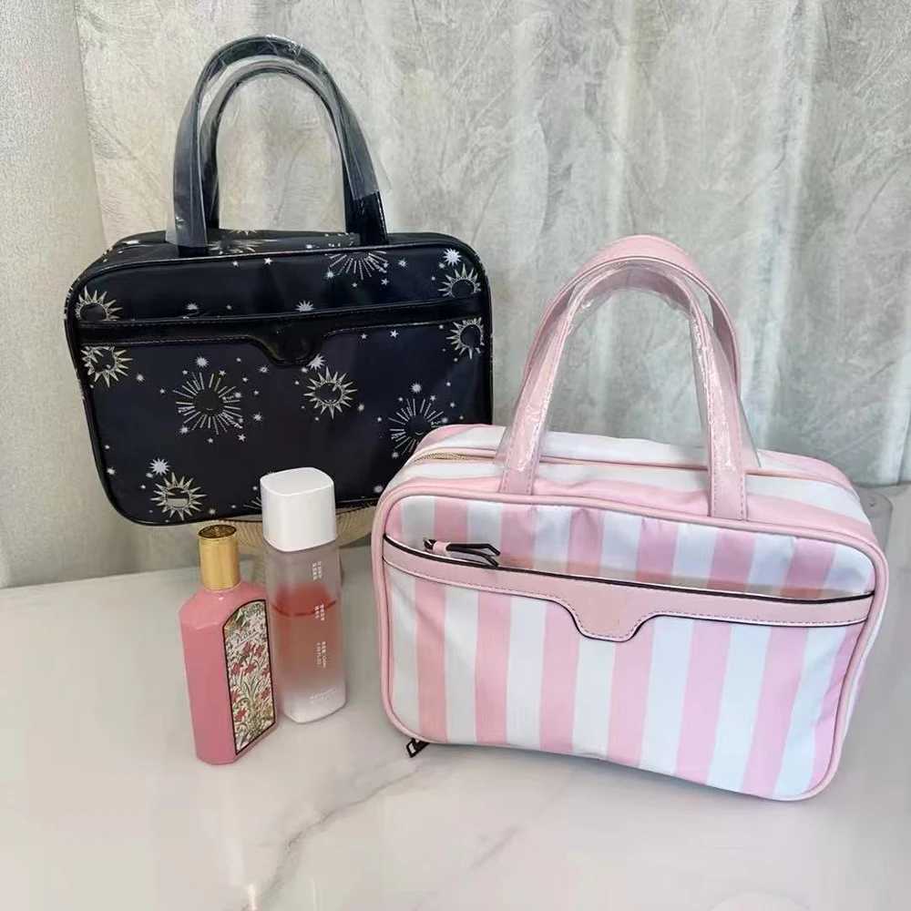 2025 New Portable Large Capacity Makeup Bag - Womens Favorite Double layered Makeup Bag Z250418