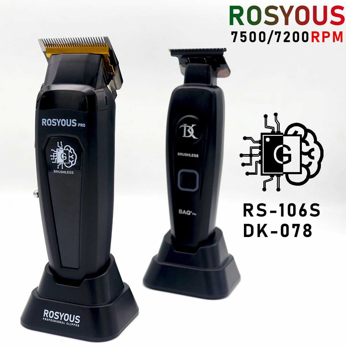 Professional Barber Kit Brushless Motor DLC with Base Charger Cordless Mens Barber Trimmer 106 DK078W250418