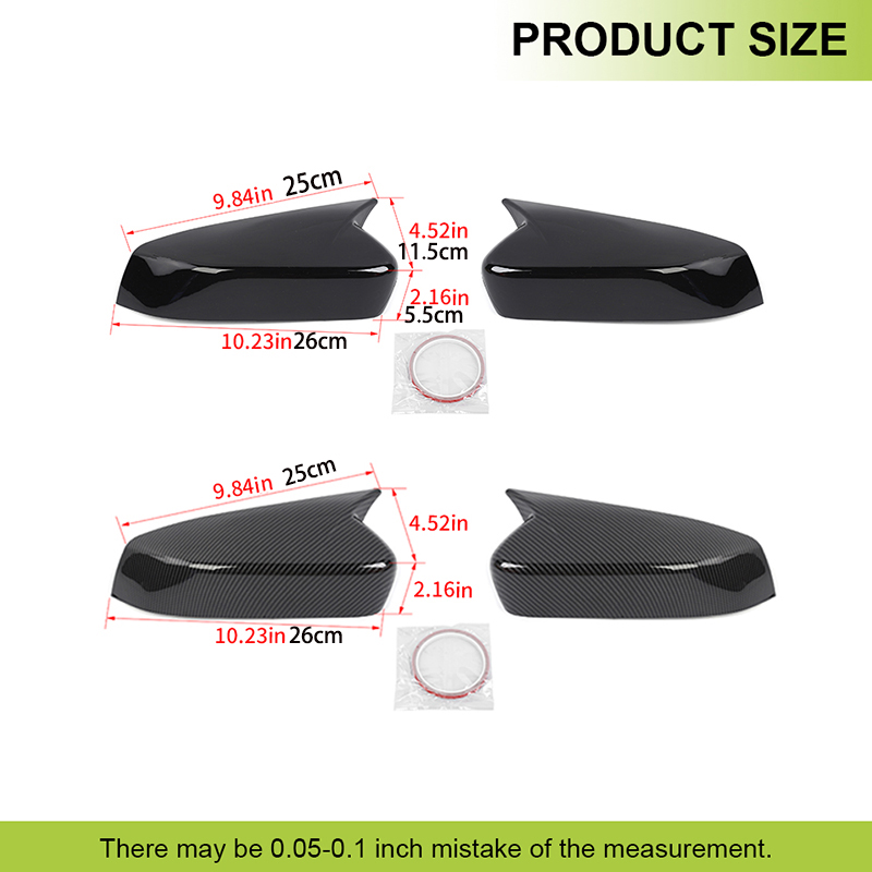 ABS High quality Reverse Rearview Mirror Housing Decoration Cover For Ford Mustang 2009-2014 Car External Accessories
