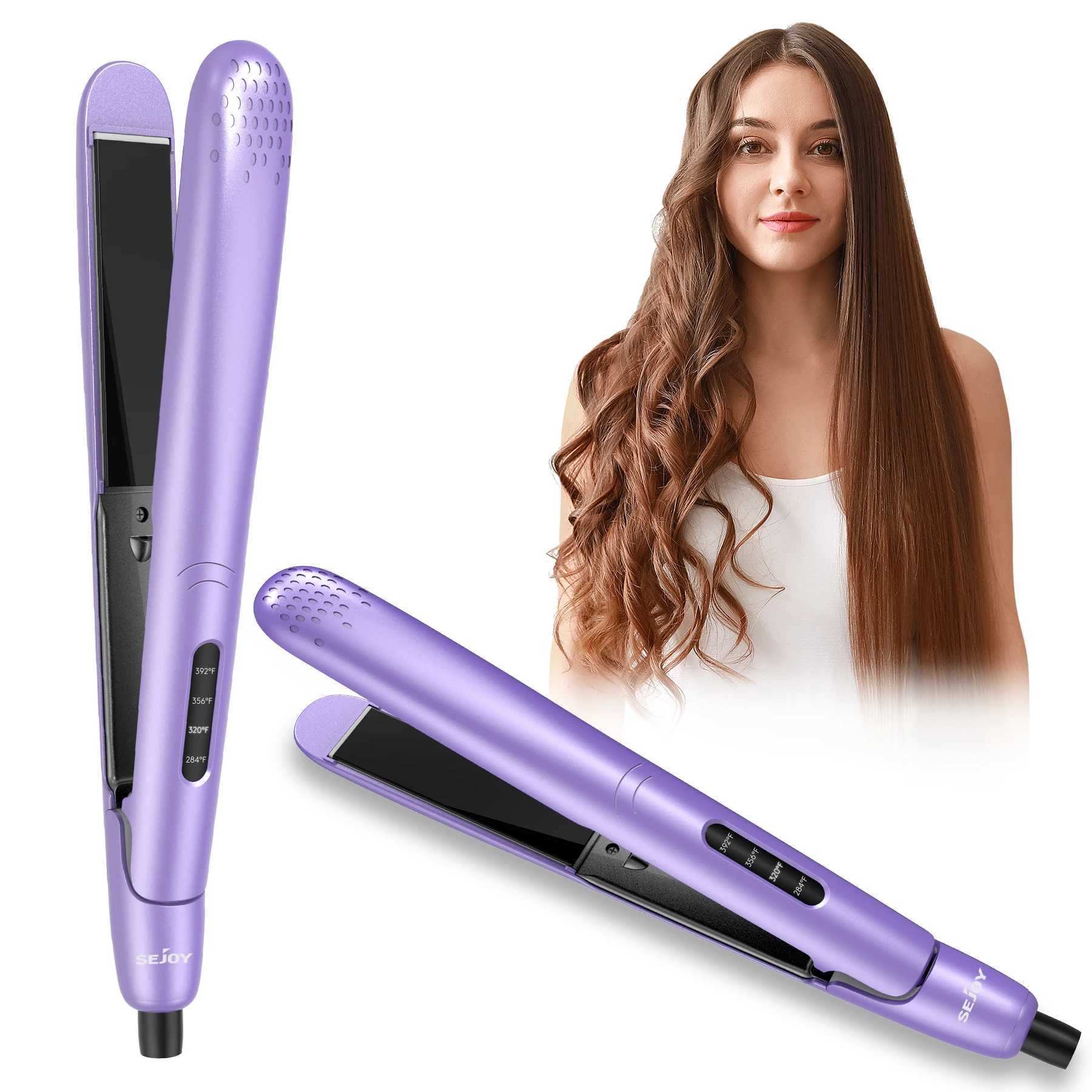 Sejoy 110v/220v Professional Electric Hair Curling Iron Hair Straightener Multi-function PTC Heater Crimper Curler Corn W250610
