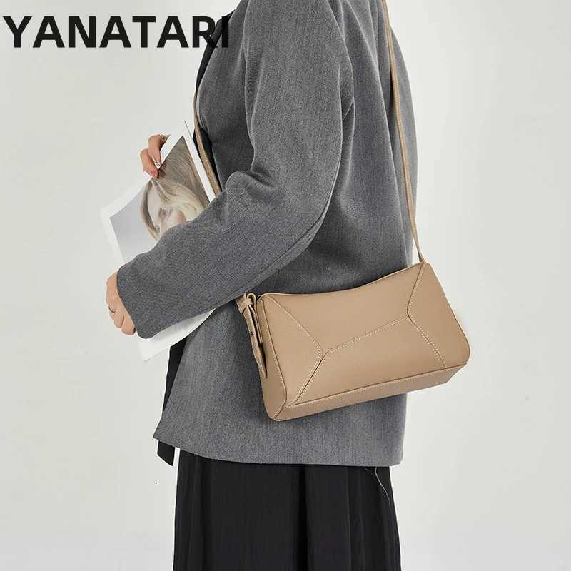 Genuine leather woman bag cowhide Shoulder bag Soft Leather minimalist luxury bags womens high quality 2024 ladies bags handbagW251118