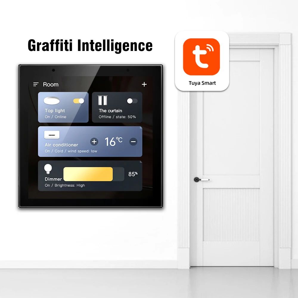 Anjielo Smart Home Central Control Panel with 4-Inch IPS Display and Capacitive Touch Screen