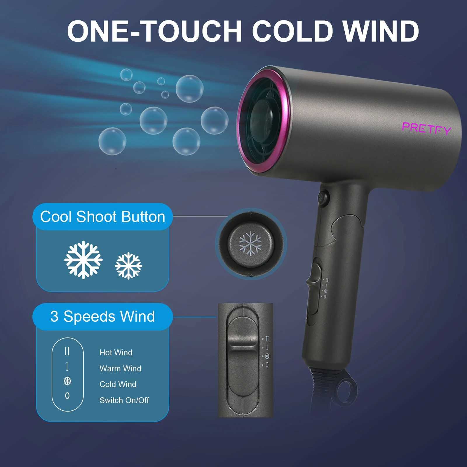 Hair Dryer Hydrate Hair 2000W Hair Dryer Large Wind Quickly Drying Hydrate Hair Household Hotel Hair SalonT251118